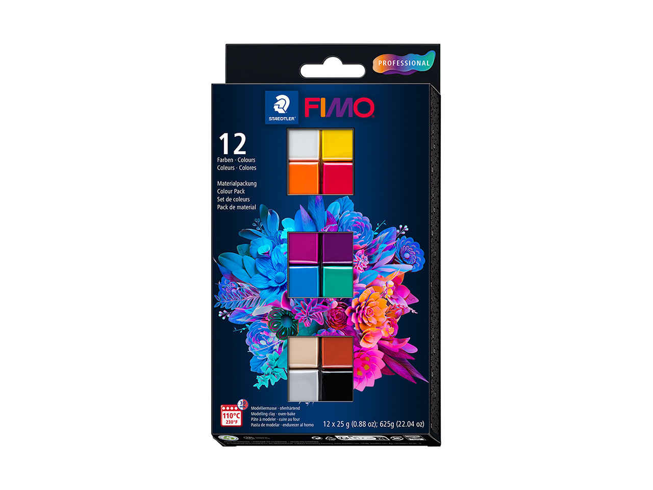 FIMO EFFECT/SOFT/PROFESSIONAL COLOUR PACKS 12 OR 24 BLOCKS