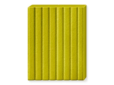 Fimo Leather Effect Olive 57g      Polymer Clay Block Fimo Colour     Reference 519 - Standard Image - 2