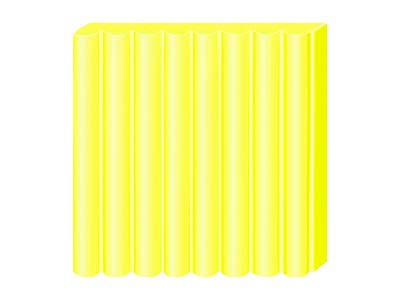 Fimo Effect Neon Yellow 57g Polymer Clay Block Fimo Colour Reference    101 - Standard Image - 2