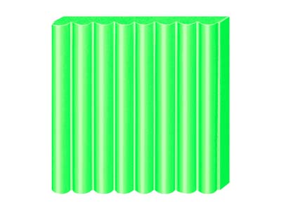 Fimo Effect Neon Green 57g Polymer Clay Block Fimo Colour Reference   501 - Standard Image - 2