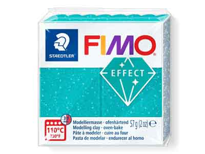 Fimo Effect Galaxy Turquoise 57g   Polymer Clay Block Fimo Colour     Reference 392