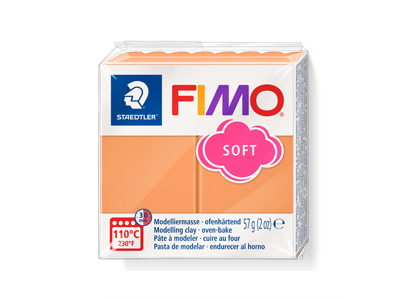 Fimo Soft Papaya Sorbet 57g Polymer Clay Block Fimo Colour Reference    T41
