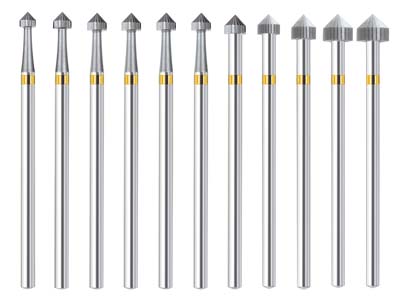 Busch Carbide Stone Setting 90    413au Set Of 11 2.0mm - 3.0mm