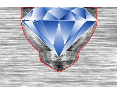 Busch Carbide Pavé Cut 447au Burr  0.8mm - Standard Image - 5