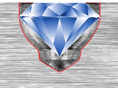 Busch Carbide Pavé Cut 447au Burr  0.9mm - Standard Image - 5