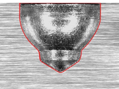 Busch Carbide Pavé Cut 447au Burr  1.0mm - Standard Image - 4