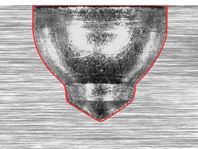 Busch Steel Pavé Cut 447 Burr      0.80mm - Standard Image - 6