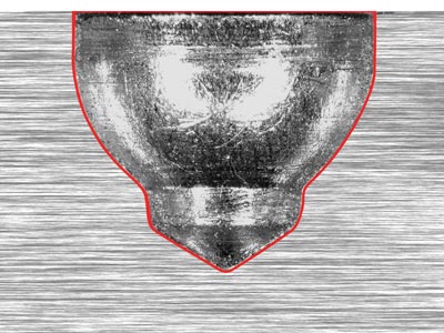 Busch Steel Pavé Cut 447 Burr      1.10mm - Standard Image - 6