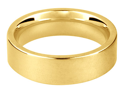 9ct Yellow Gold Easy Fit           Wedding Ring 4.0mm, Size O, 4.3g   Medium Weight, Hallmarked, Wall    Thickness 1.68mm, 100 Recycled    Gold