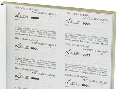 Duplicate Repair Book 1-1000 , 1000 Self Duplicating Tickets, A4 Size - Standard Image - 3