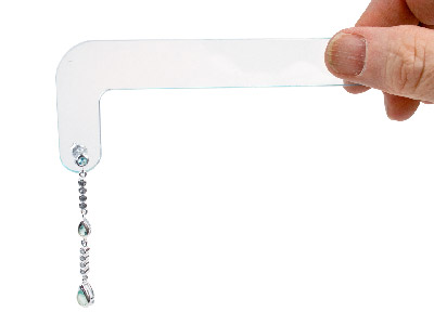 Clear Earring Acrylic Jewellery    Holder - Standard Image - 2