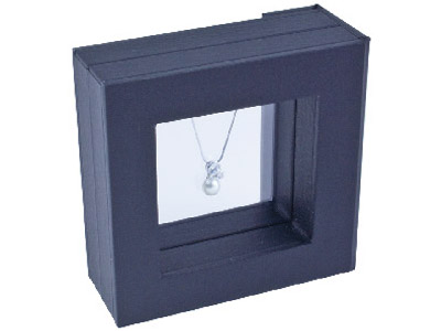 Black Small Window Display Box