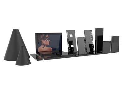 Black Necklace Display Cone - Standard Image - 4
