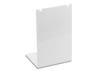 White Gloss Acrylic Necklace       Display Stand Small