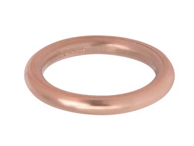 9ct Red Gold Halo Wedding Ring     2.0mm, Size L, 2.0g Heavy Weight,  Hallmarked, Wall Thickness 2.00mm, 100 Recycled Gold