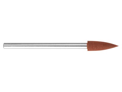 Eveflex Rubber Cone Burr, 704,     Brown - Fine, 12 X 4.3mm - Standard Image - 2