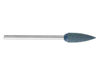 Eveflex Rubber Flame Burr, 506,    Blue - Coarse, 16 X 5mm - Standard Image - 2