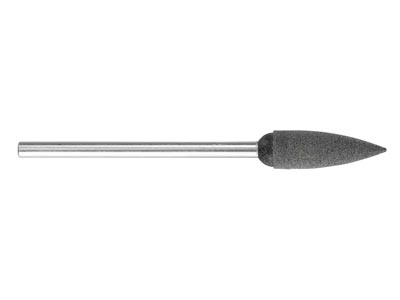 Eveflex Rubber Flame Burr, 606,    Grey - Medium, 16 X 5mm - Standard Image - 2