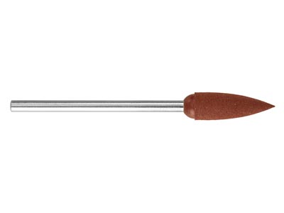 Eveflex Rubber Flame Burr, 706,    Brown - Fine, 12 X 4.3mm - Standard Image - 2