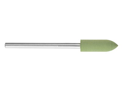 Eveflex Rubber Tapered Cylinder     Burr, 805, Green - Extra Fine, 16 X 5mm - Standard Image - 2