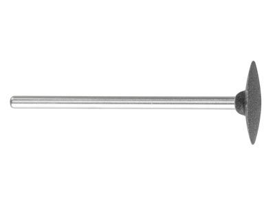 Eveflex Rubber Knife Edge Burr,    608, Grey - Medium, 2.5 X 14.5mm - Standard Image - 2