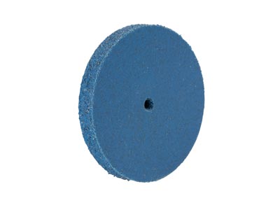Eveflex Rubber Wheel, 501, Blue -  Coarse, 23 X 3mm - Standard Image - 2