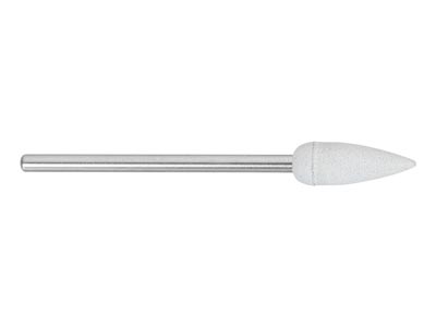 Eveflex Universal Silicone Flame    Burr, H1, White, Coarse Grit, 5.5 X 15mm - Standard Image - 2
