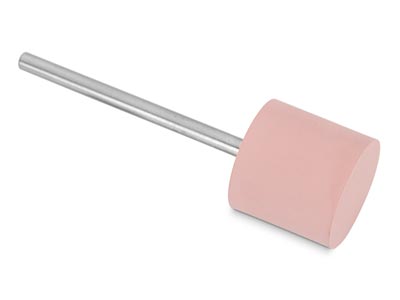 Eveflex Universal Silicone Wide    Cylinder Burr, H20sf, Pink, Extra  Fine Grit, 14 X 12mm - Standard Image - 1