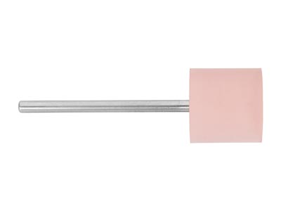 Eveflex Universal Silicone Wide    Cylinder Burr, H20sf, Pink, Extra  Fine Grit, 14 X 12mm - Standard Image - 2