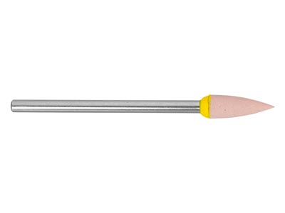 Eveflex Diapol Platinum Polising    Flame Burr, H2dsf, Pink, Extra Fine Grit, 13 X 4mm - Standard Image - 2