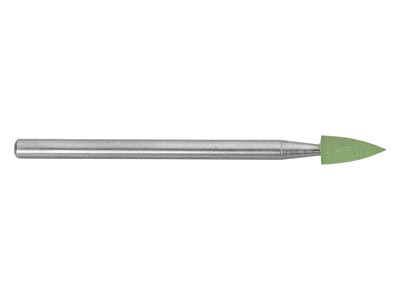 Eveflex Rubber Cone Burr, 811,     Green, Fine, 7.5 X 3.3mm - Standard Image - 2