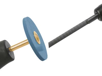 Eveflex Diablade Graver Polisher,   Dbr25m, Blue, Medium Grit, 25 X 2mm - Standard Image - 3