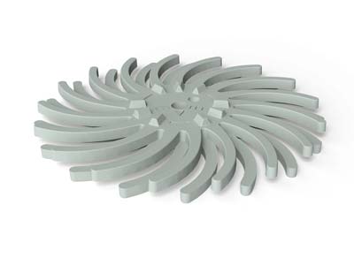 Eve Starflex Twist Radial Abrasive Disc, Grey, Medium Grit, 26mm - Standard Image - 1