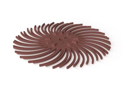 Eve Starflex Twist Xt Radial Abrasive Disc, Red, Medium Fine Grit, 26mm - Standard Image - 1