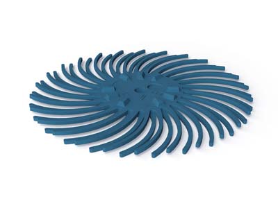 Eve Starflex Twist Xt Radial Abrasive Disc, Blue, Fine Grit, 26mm - Standard Image - 1