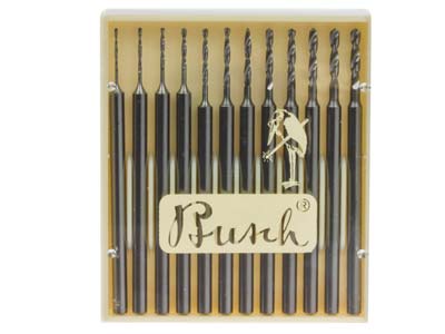 Busch 203 Shank Drills Set Of 12 - Standard Image - 2