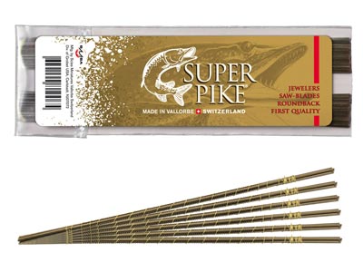 Super Pike Swiss Saw Blades Grade  4/0 Bundle 12 - Standard Image - 2