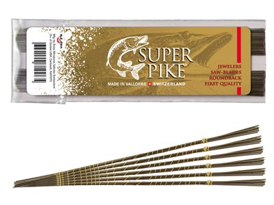 Super Pike Swiss Saw Blades Grade  5/0 Bundle 12 - Standard Image - 2