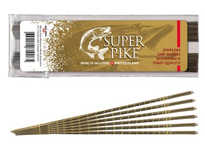 Super Pike Swiss Saw Blades Grade  7/0 Bundle 12 - Standard Image - 2