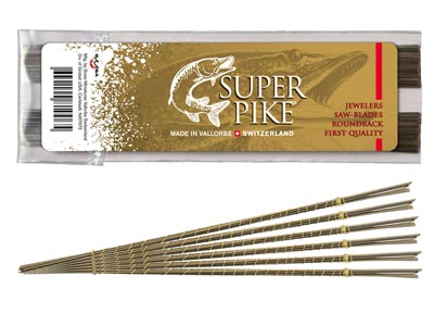 Super Pike Swiss Saw Blades Grade 6 Bundle 12 - Standard Image - 2