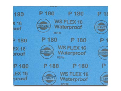 Hermes WS FLEX Wet And Dry Paper,  180 Grit, Pack of 10 - Standard Image - 2