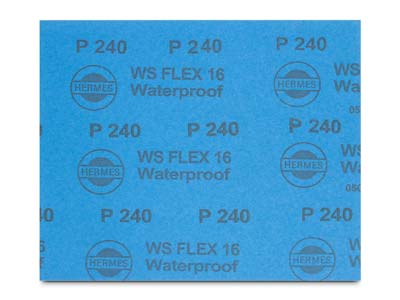 Hermes WS FLEX Wet And Dry Paper,  240 Grit, Pack of 10 - Standard Image - 2