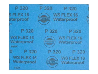 Hermes WS FLEX Wet And Dry Paper,  320 Grit, Pack of 10 - Standard Image - 2
