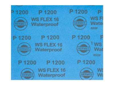 Hermes WS FLEX Wet And Dry Paper,  1200 Grit, Pack of 10 - Standard Image - 2