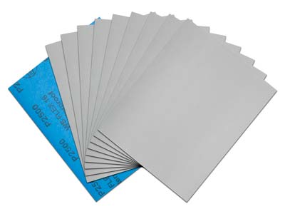 Hermes WS FLEX Wet And Dry Paper,  2500 Grit, Pack of 10