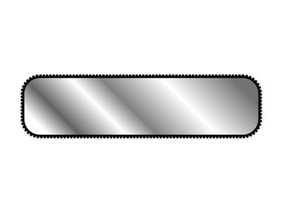 Vallorbe Needle File, Joint Round  Edges, 160mm/6'', Cut 4 - Fine     Grade - Standard Image - 2