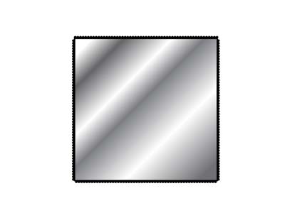 Vallorbe Needle File, Square,      160mm/6'', Cut 2 - Medium Grade - Standard Image - 2