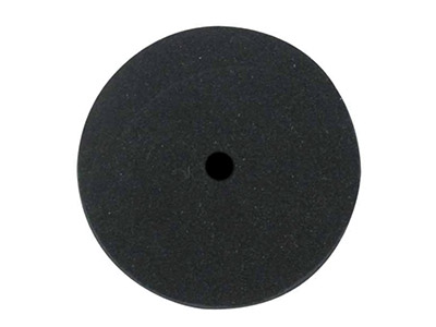 Knife Edge Rubber Wheel, Black,    Coarse