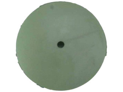 Knife Edge Rubber Wheel, Green,    Extra Fine - Standard Image - 1
