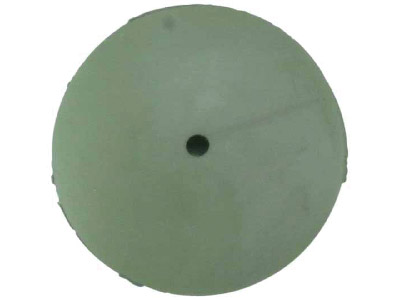 Knife Edge Rubber Wheel, Green,    Extra Fine